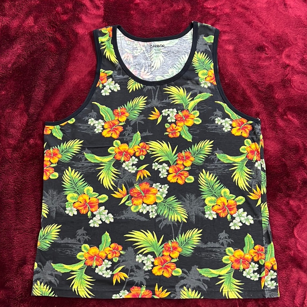 Hawaiian themed tank top